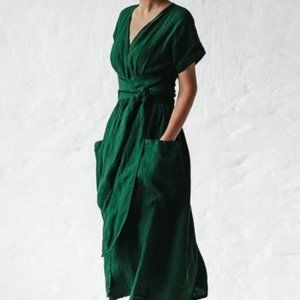 V-neck A Line Dress NEW